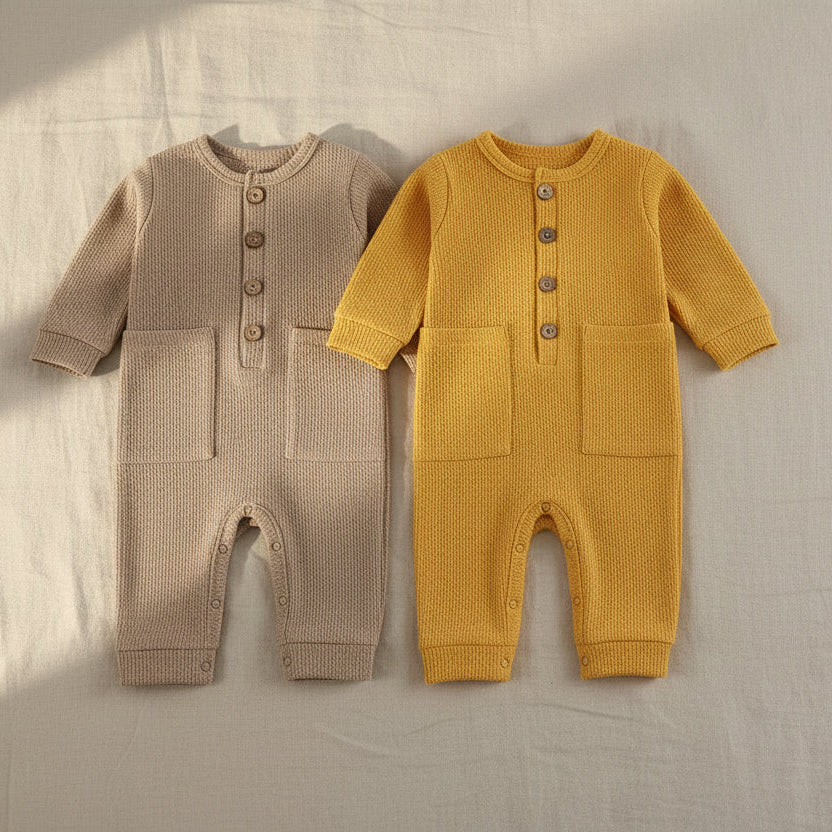 The Gentle Waffle Romper