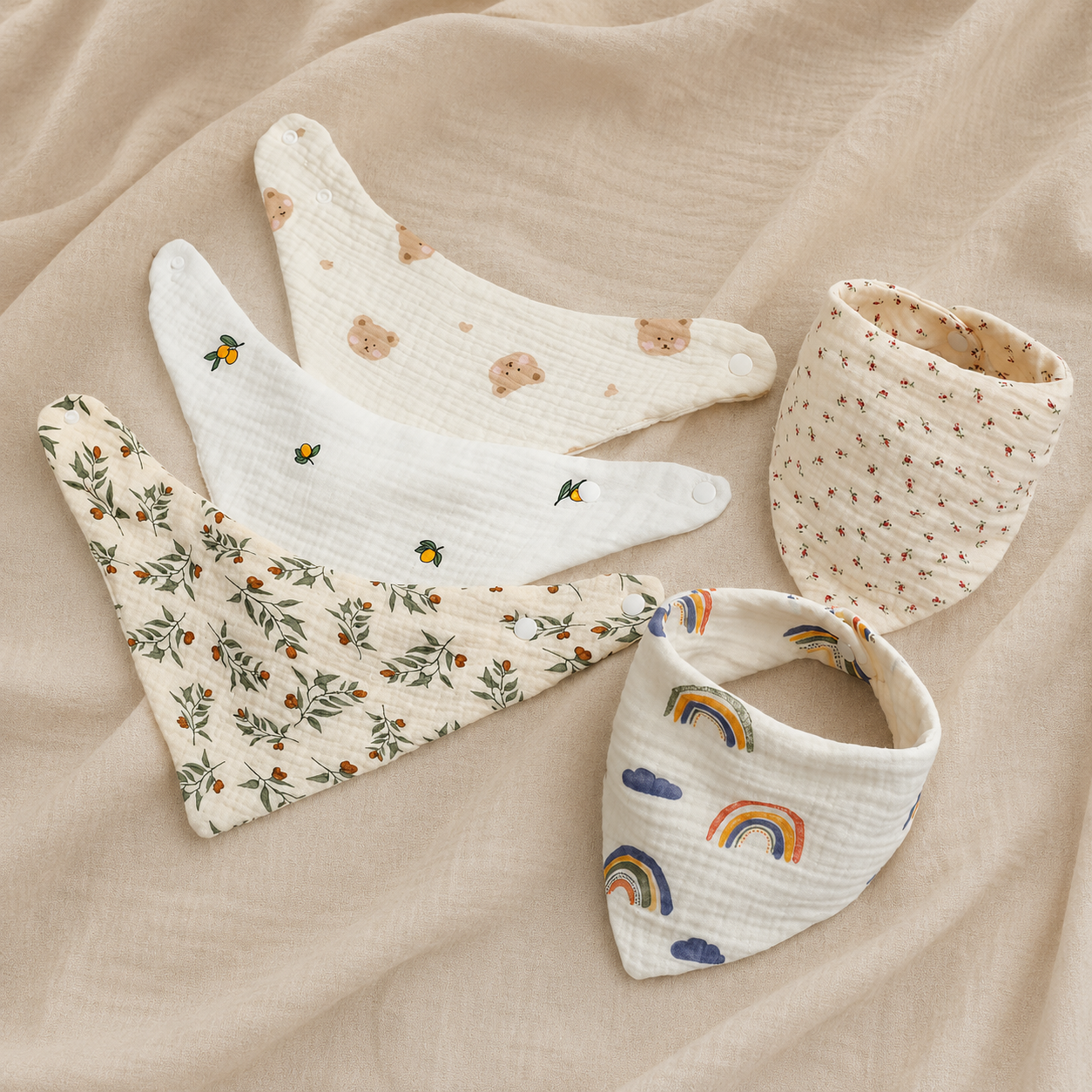 The Gentle Muslin Bib